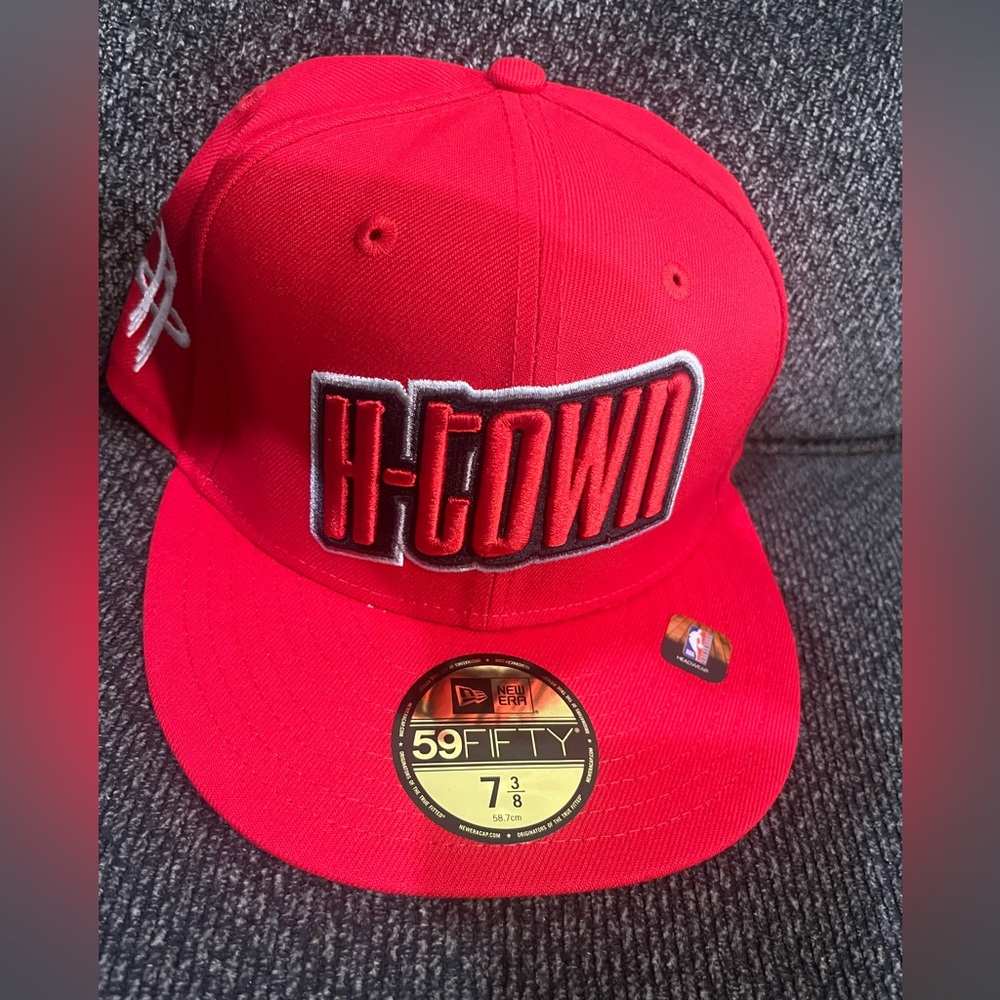 Houston Rockets New Era 59Fifty 2024 City Edition  Hat Size 7 3/8 Htown
